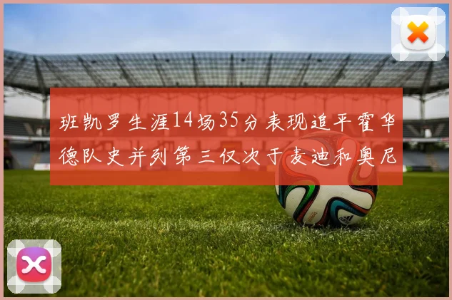 班凯罗生涯14场35分表现追平霍华德队史并列第三仅次于麦迪和奥尼尔